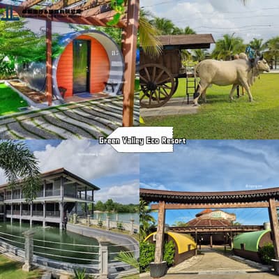 Green Valley Eco Resort Ulu Tiram Johor — 雨林村庄度假村与鹿苑